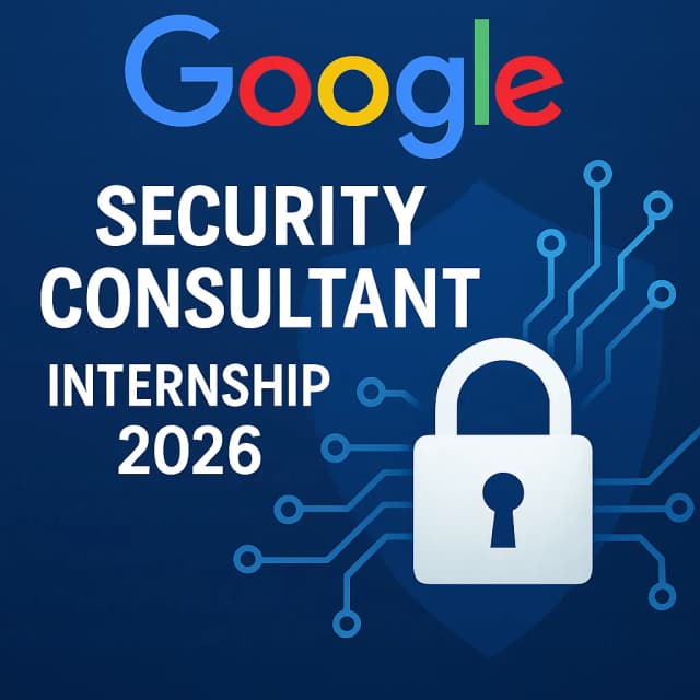 Google Security Consultant Internship 2026