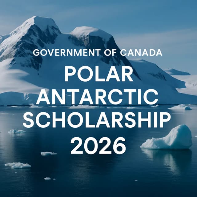 Government of Canada POLAR Antarctic Scholarship 2026
