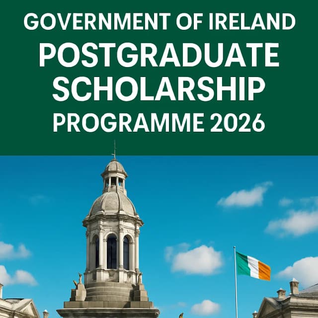 Government of Ireland Postgraduate Scholarship Programme 2026