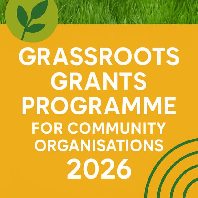 Grassroots Grants Programme for Community Organisations 2026