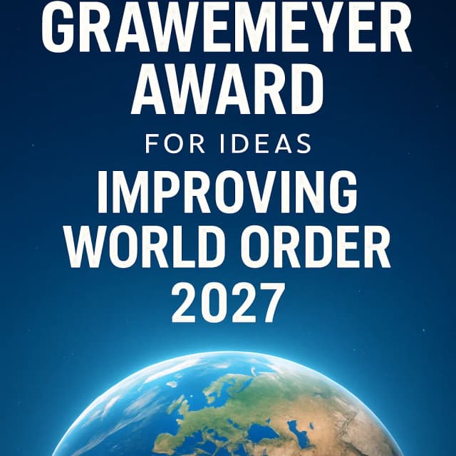 Grawemeyer Award for ideas Improving World Order 2027