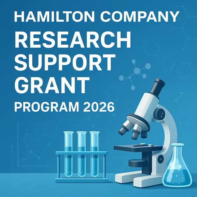 Hamilton Company Research Support Grant Program 2026