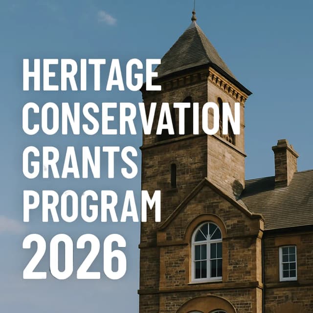 Heritage Conservation Grants Program 2026