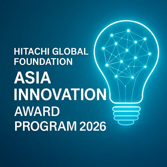 Hitachi Global Foundation Asia Innovation Award Program 2026