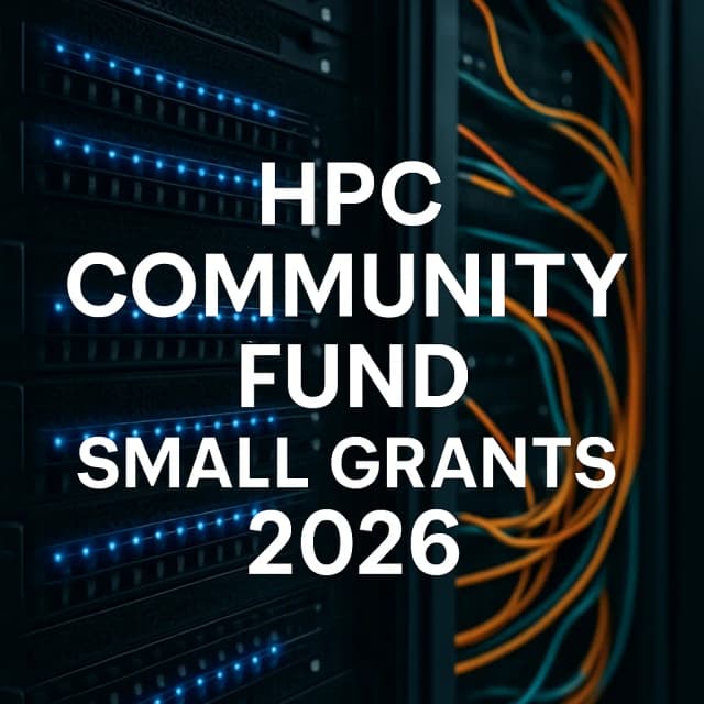 HPC Community Fund Small Grants 2026