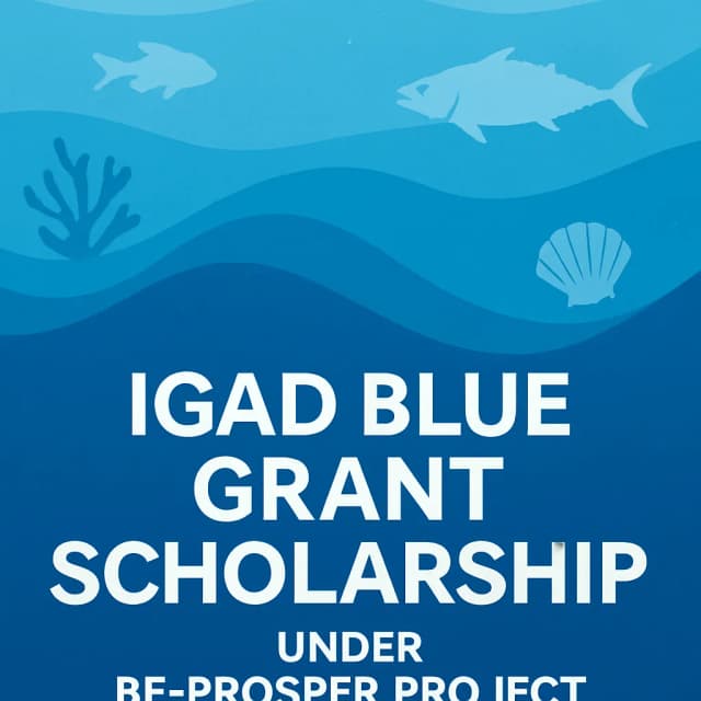 IGAD Blue Grant Scholarship Under Be-Prosper Project