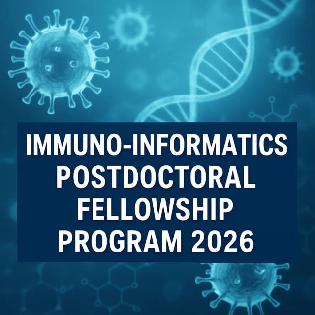 Immuno-Informatics Postdoctoral Fellowship Program 2026