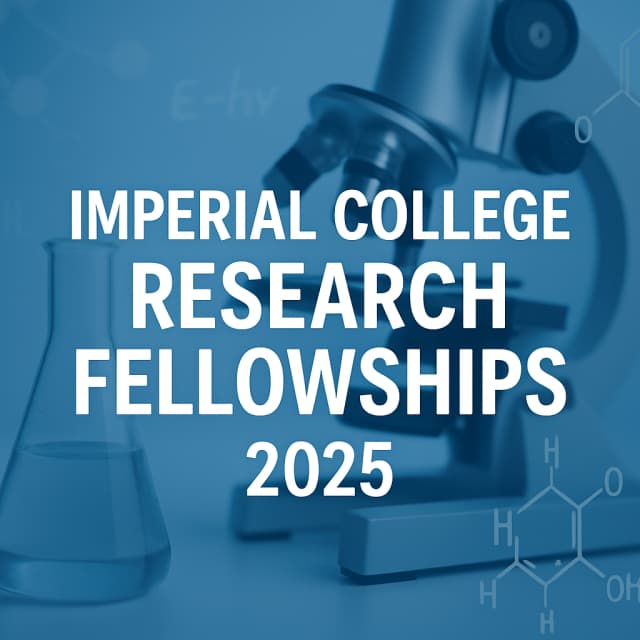 Imperial College Research Fellowships 2025