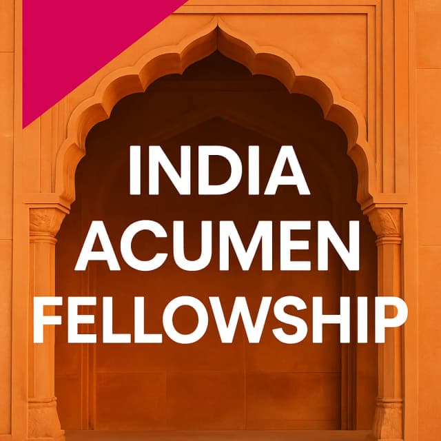 India Acumen Fellowship