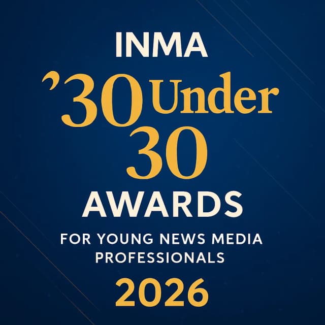 INMA “30 Under 30” Awards for Young News Media Professionals 2026
