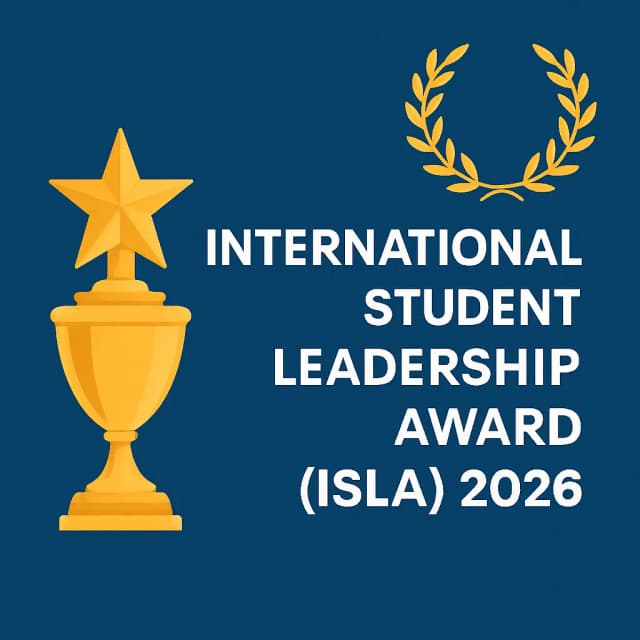 International Student Leadership Award (ISLA) 2026
