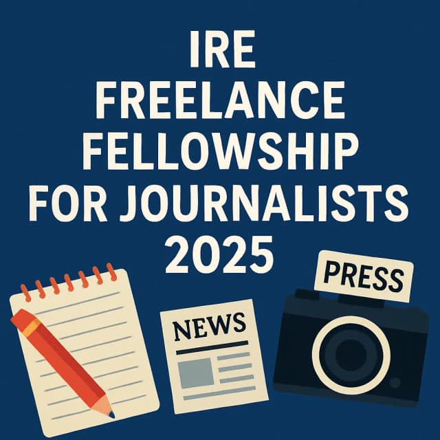 IRE Freelance Fellowship for Journalists 2025