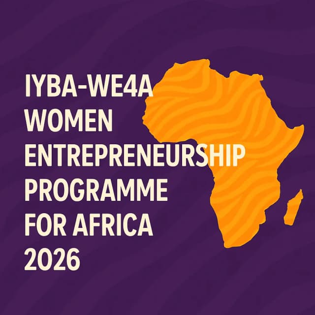 IYBA-WE4A Women Entrepreneurship Programme for Africa 2026