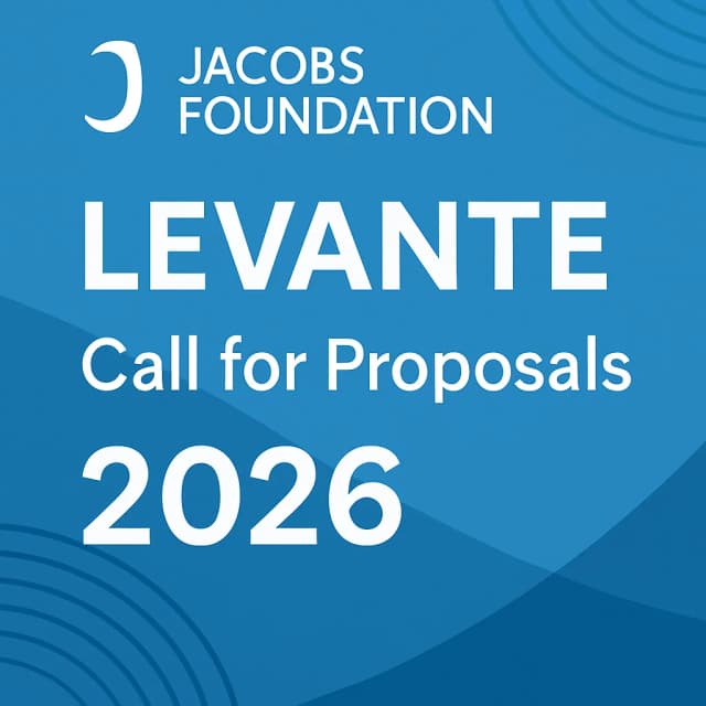 Jacobs Foundation LEVANTE Call for Proposals 2026