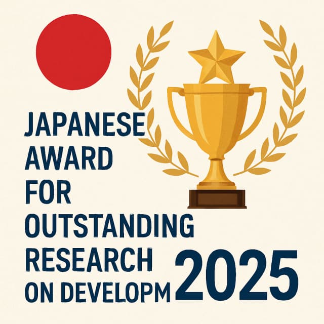 Japanese Award for Outstanding Research on Development (ORD) 2025