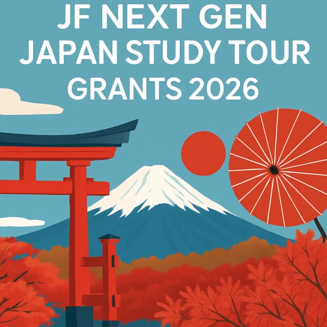 JF Next Gen Japan Study Tour Grants 2026