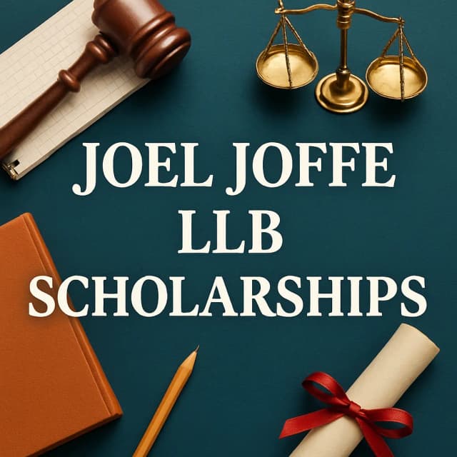 Joel Joffe LLB Scholarships