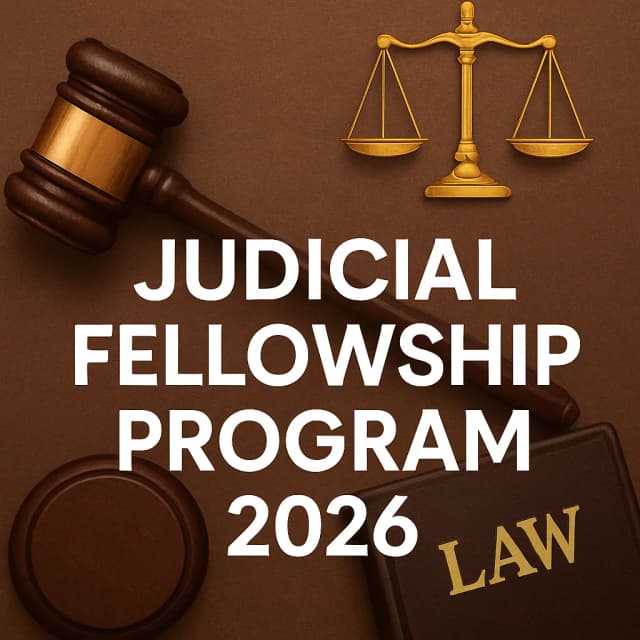 Judicial Fellowship Program 2026