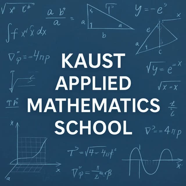KAUST Applied Mathematics School