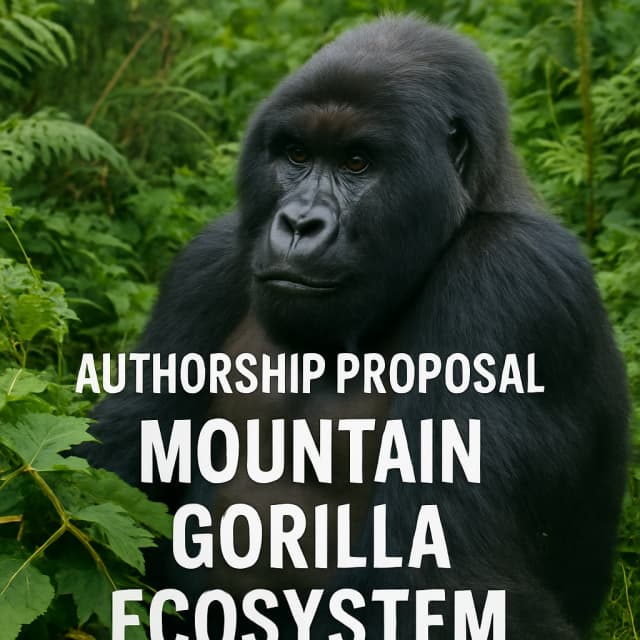 Kigali Paramount Hotel Authorship Proposal on Mountain Gorilla Ecosystem in Rwanda