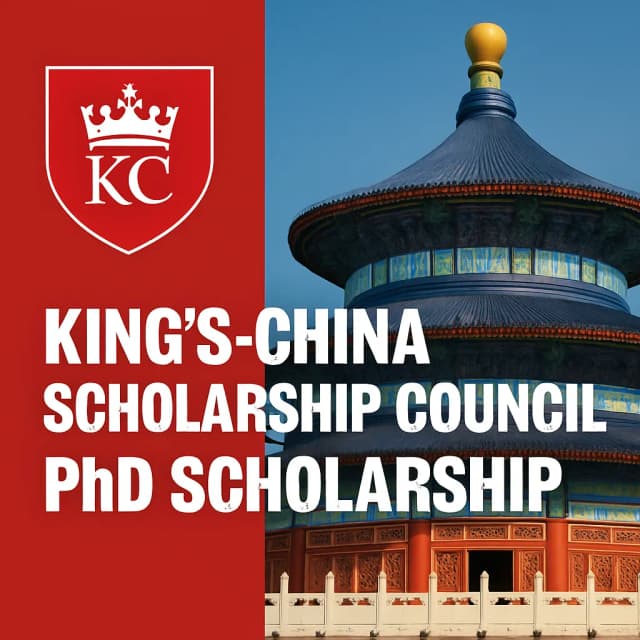 King's-China Scholarship Council PhD Scholarship