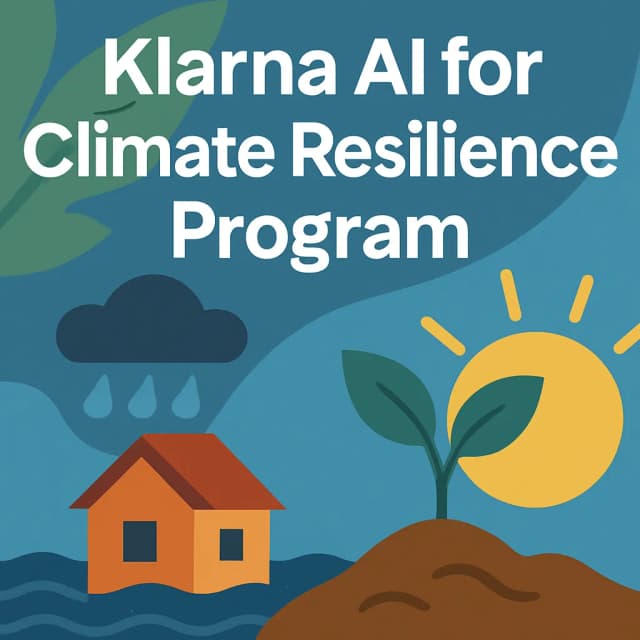 Klarna Al for Climate Resilience Program