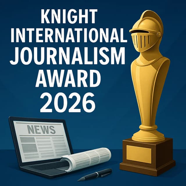 Knight International Journalism Award 2026