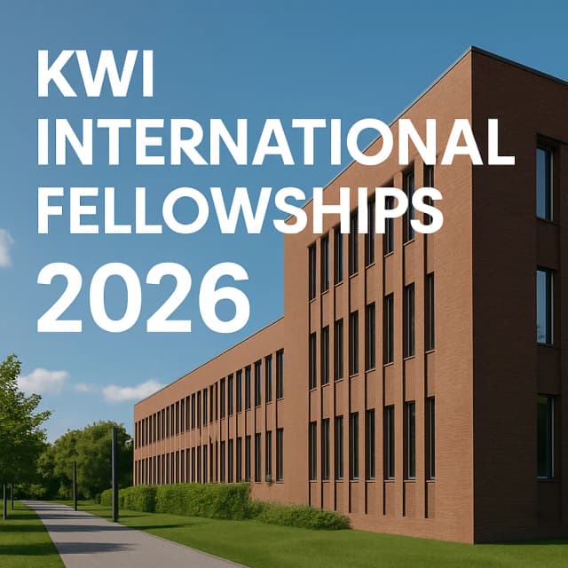 KWI International Fellowships 2026