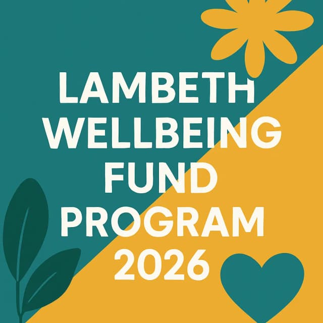 Lambeth Wellbeing Fund Program 2026