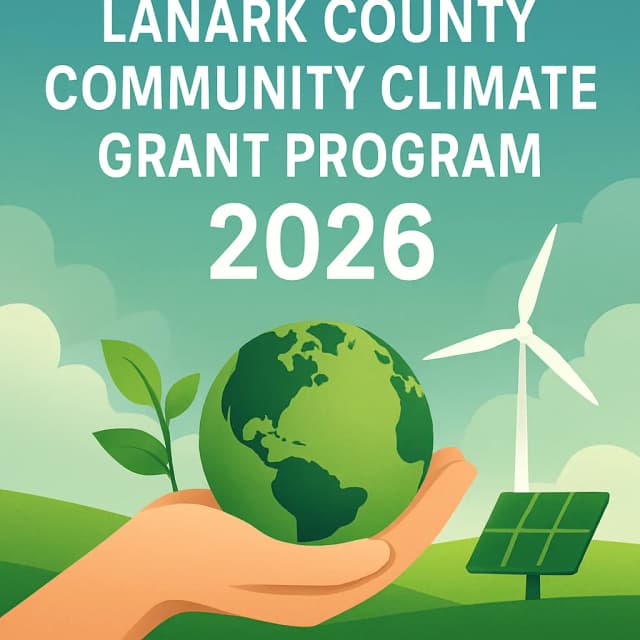 Lanark County Community Climate Grant Program 2026