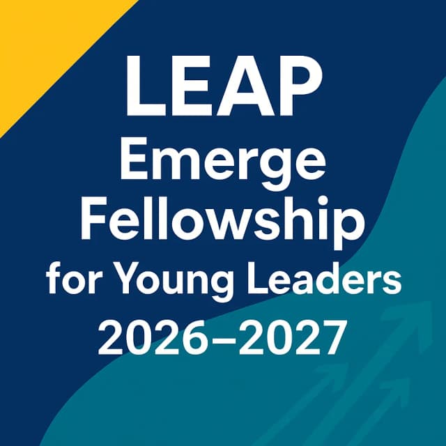 LEAP Emerge Fellowship for Young Leaders 2026-2027