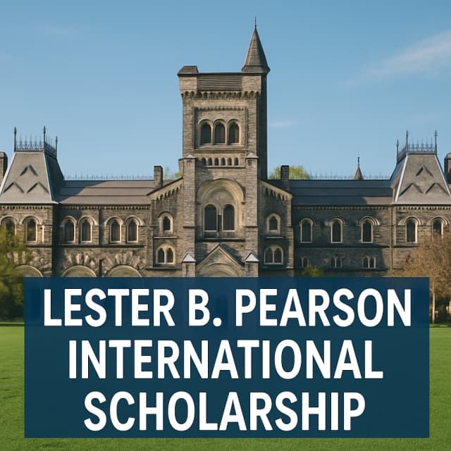 Lester B. Pearson International Scholarship