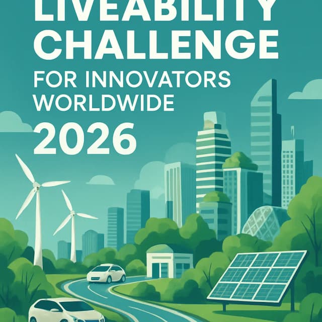 Liveability Challenge for Innovators Worldwide 2026