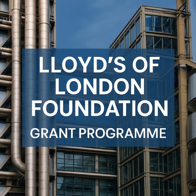 Lloyd’s of London Foundation Grant Programme