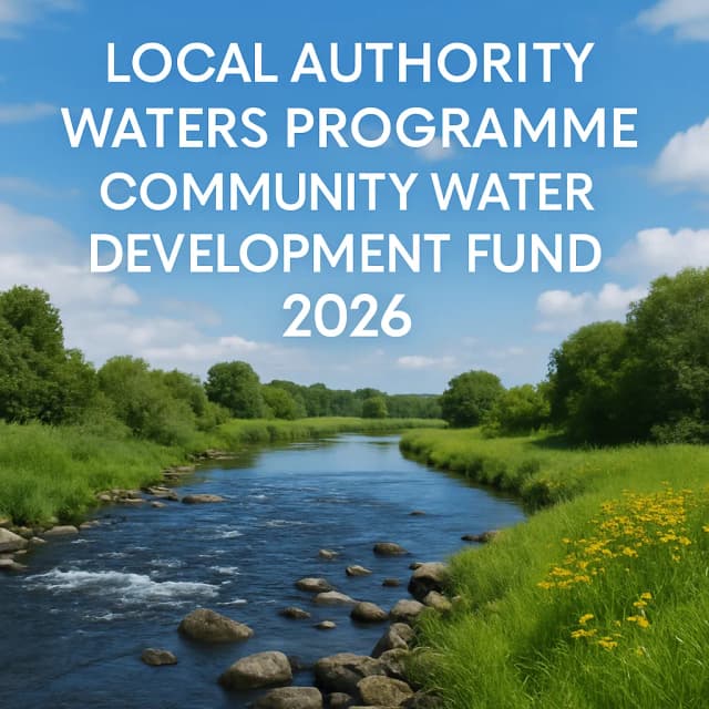 Local Authority Waters Programme Community Water Development Fund 2026