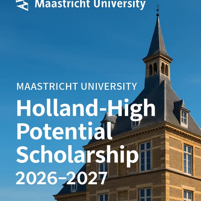 Maastricht University Holland-High Potential Scholarship 2026–2027