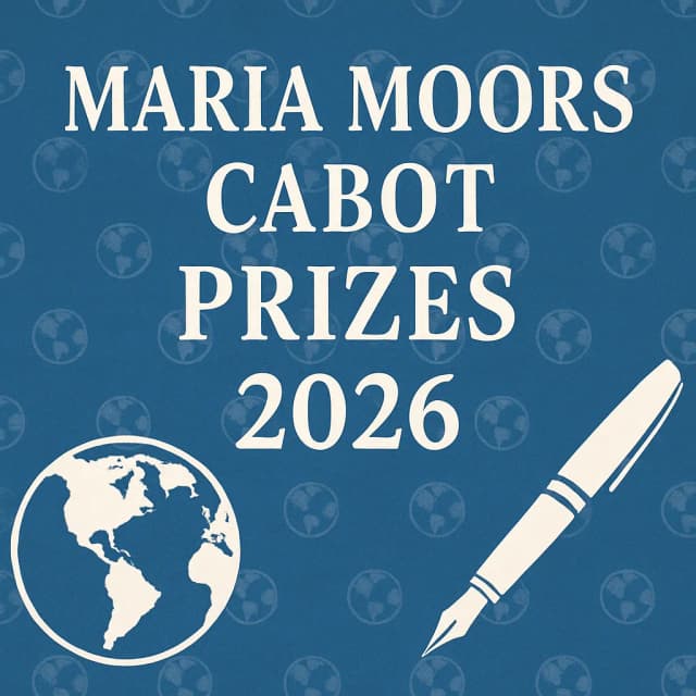 Maria Moors Cabot Prizes 2026