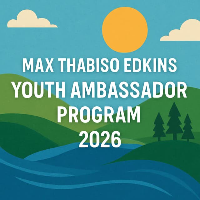 Max Thabiso Edkins Youth Ambassador Program 2026