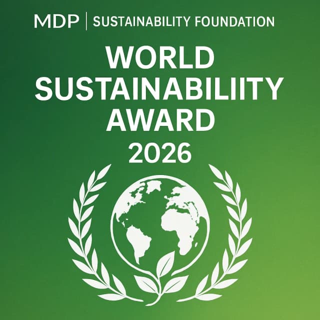 MDP| Sustainability Foundation World Sustainability Award 2026