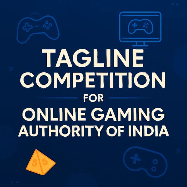 MyGov India - Tagline Competition for Online Gaming Authority of India