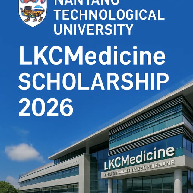 Nanyang Technological University LKCMedicine Scholarship 2026