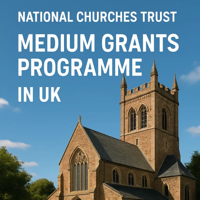 National Churches Trust - Medium Grants Programme in UK