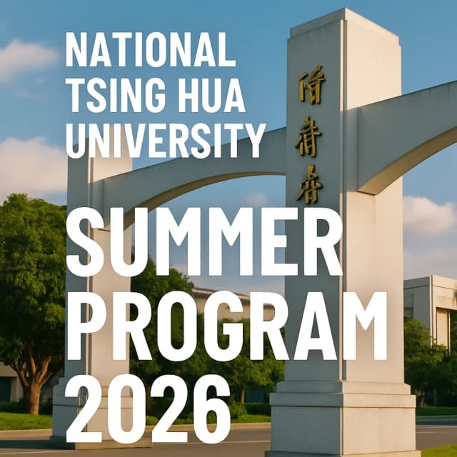 National Tsing Hua University Summer Program 2026