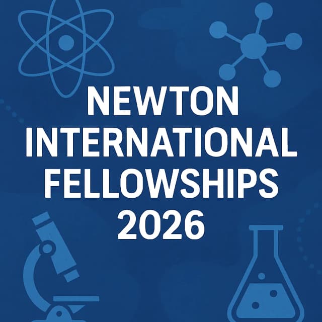 Newton International Fellowships 2026