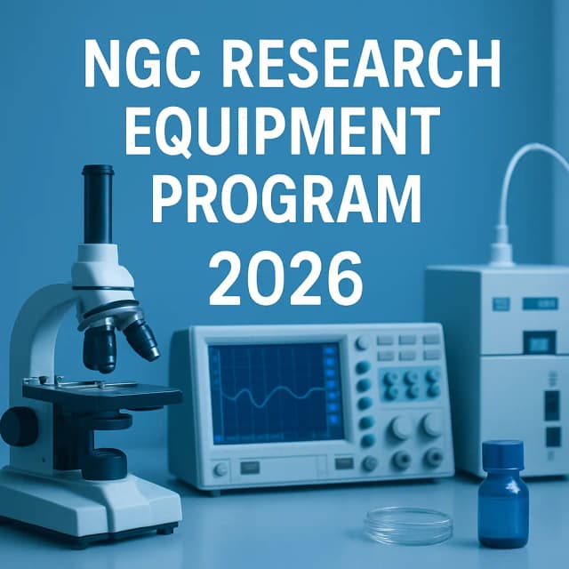 NGC Research Equipment Program 2026