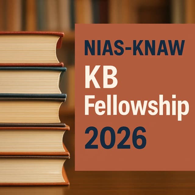 NIAS-KNAW KB Fellowship 2026