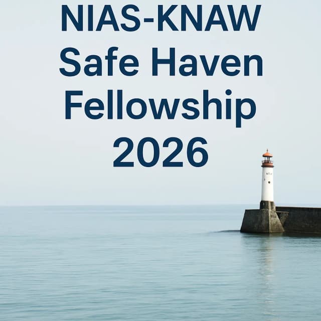NIAS-KNAW Safe Haven Fellowship 2026
