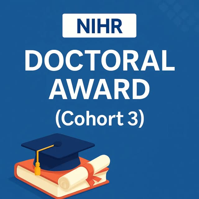 NIHR Doctoral Award (Cohort 3)