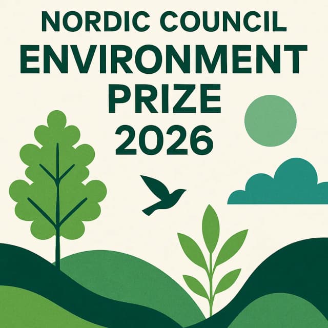 Nordic Council Environment Prize 2026