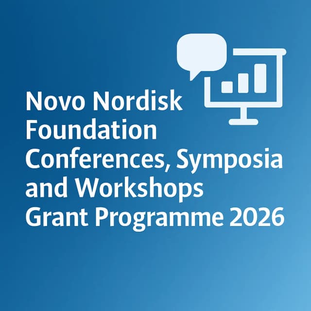 Novo Nordisk Foundation Conferences, Symposia and Workshops Grant Programme 2026